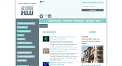 Desktop Screenshot of huissierjustice.com